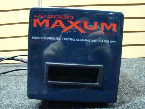 Used maxum rv central cleaning system vacuum model: rv2000 - includes hose