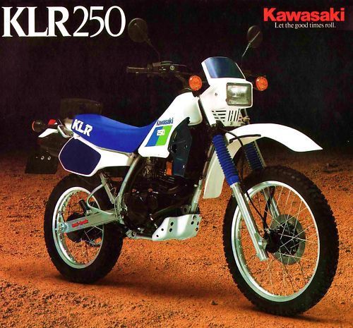 1987 kawasaki klr250 brochure--kawasaki klr250-d4