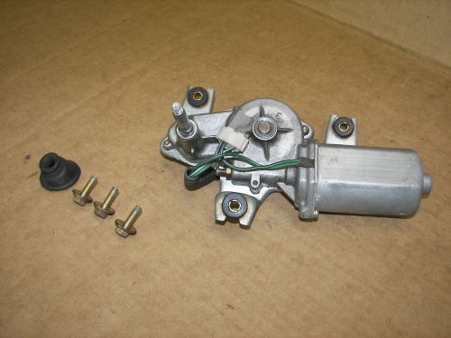 88-91 honda civic 2 door hatchback rear back glass wiper motor with bolts oem