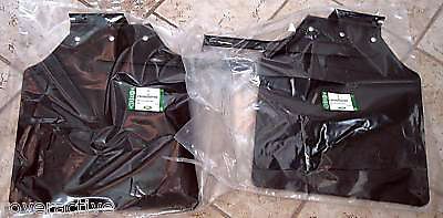 Land rover genuine oem defender 90 or 110 genuine rear mud flaps brand new