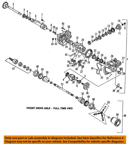 Gm oem front differential-plug 8672354