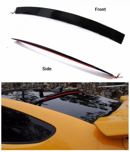 Led surface emission long type rear glass wing for hyundai veloster 2012 2016