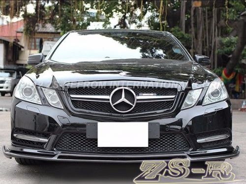 B style carbon fiber front bumper lip for m-benz w212 e250 e350 e400 e550 10-13