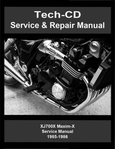 Yamaha xj700x maxim-x service &amp; repair manual xj700-x maximx 1985 1986