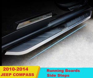 Fit for 2010-2014 jeep compass transcender sport running boards side step set