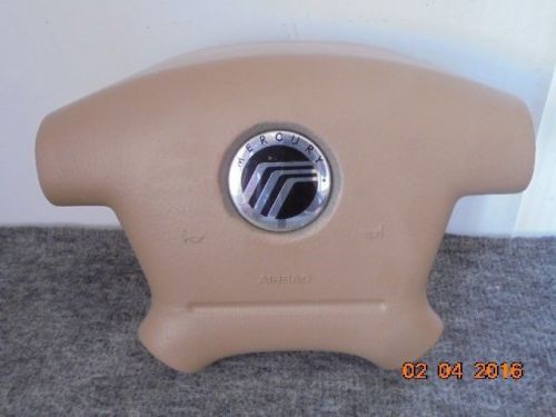 02 03 04 05 mercury mountaineer  driver wheel air bag ( beige) oem