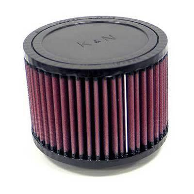 K&n air filter element round straight cotton gauze red 2.438" dia inlet ru-0880