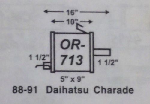 Imco or 713 muffler for 1988-1991 daihatsu charade