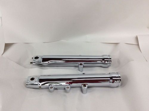 Harley davidson dyna fxdwg wide glide chrome forks legs 2000-2005!!