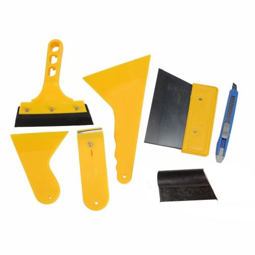 7pcs set new car window tint tool kit for auto film tinting scraper installation