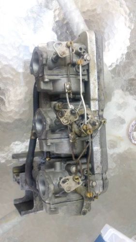 3 carburetors w/ silencer,318505 315936,evinrude 1972 65hp,outboard carbs