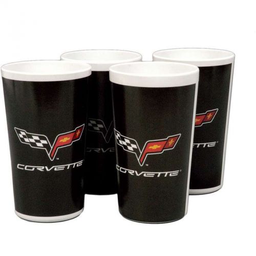 Corvette tumbler set with c6 logo