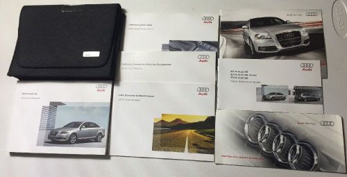 2010 audi a6 owners manuals w/ mmi navigation manual, case &amp; free shipping