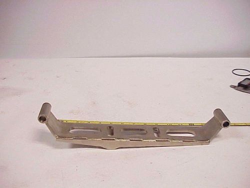 Nickel plated transmission cross member mount from a nascar team arca k&amp;n c17