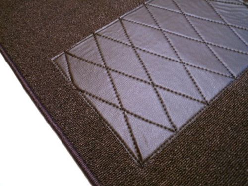 Premium d. brown loop mat set for  renault 16 rhd