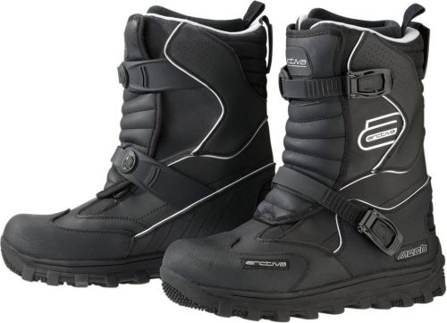 Arctiva mechanized s6 mens insulated snowmobile boots black