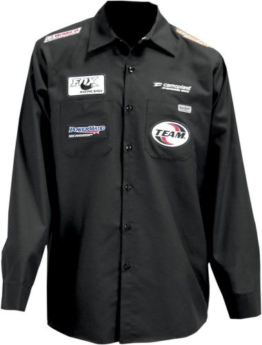 Throttle threads psu23s14bkxr shirt pu snow ls blk xl