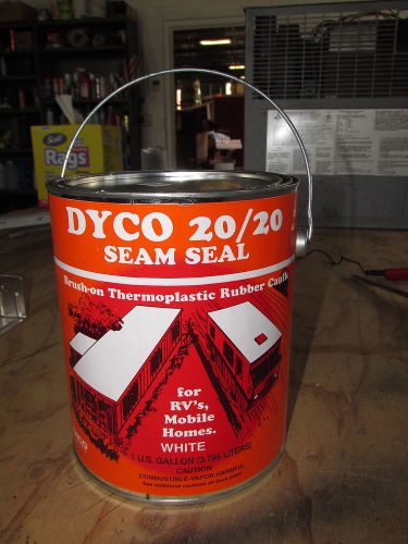 Dyco 20/20 seam seal brush-on thermoplastic rubber caulk - 1 gallon - for rvs