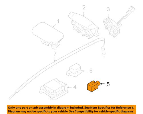 Hyundai oem 10-12 santa fe supplemental restraint system-front sensor 959302b100