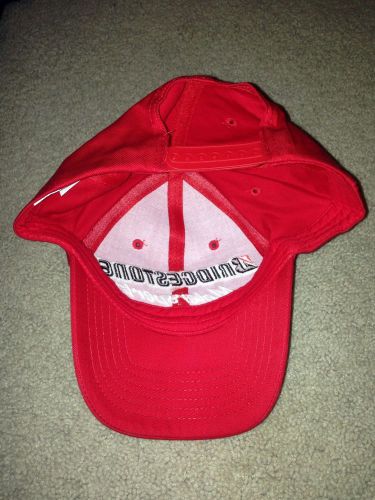 Bridgestone tire motosports hat red snapback new