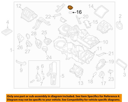 Nissan oem heater-actuator 27743zp00a