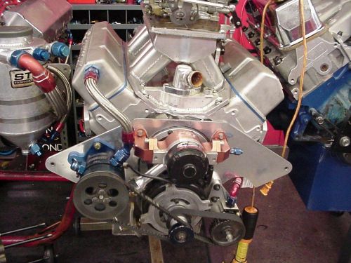 358 ci splayed valve engine, short deck