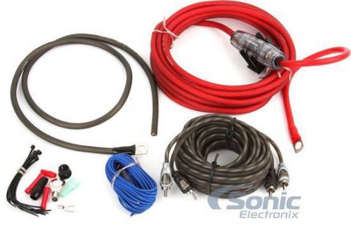 New! rockford fosgate rfk8i 8 awg gauge amplifier installation wiring kit