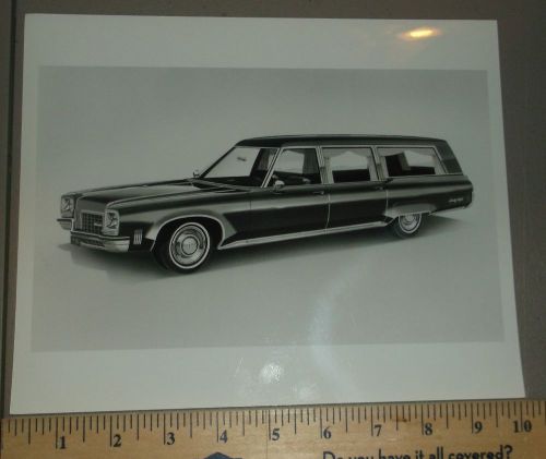 1972 c b cotington funeral coach hearse oldsmobile chassis brochure b&amp;w photo