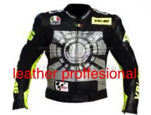 Vr 46 motorbike leather jacket--- full protection