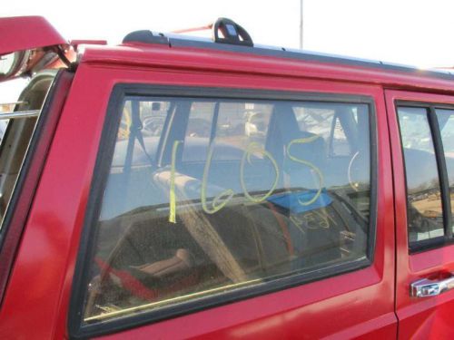 84-96 97 98 99 00 01 jeep cherokee r. quarter glass 4 dr privacy 52348