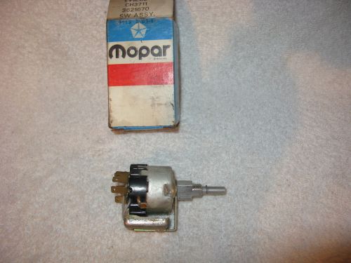 Nos mopar 1972-74 e-body 3 speed wiper switch