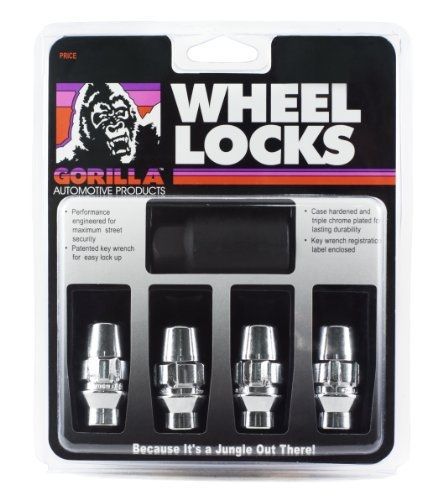 Gorilla automotive 68631n e-t/ultra wheel locks (12mm x 1.50 thread size)