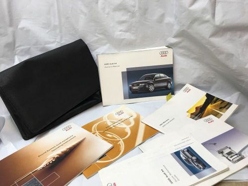 2005 audi a4 owner&#039;s manual booklet handbook information, with original case