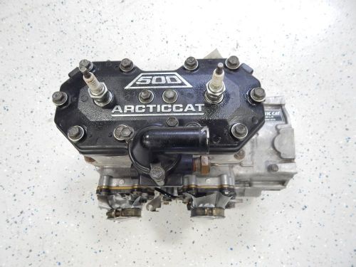 Arctic cat snowmobile 1998 zr 500 carb short block engine/motor 0662-255