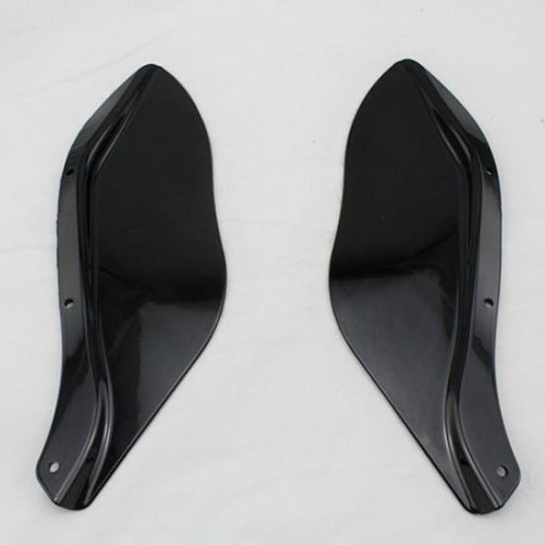 1 pair side wings dark tint smoke for harley touring flhr flht flhx motorcycle