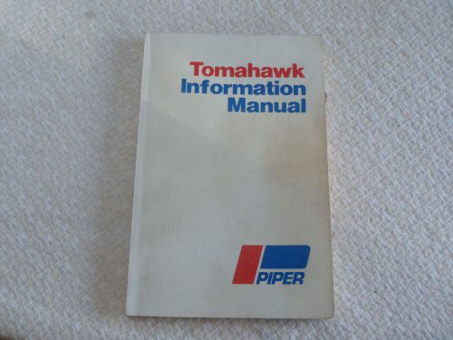 1978 piper tomahawk pilots operating handbook information manual