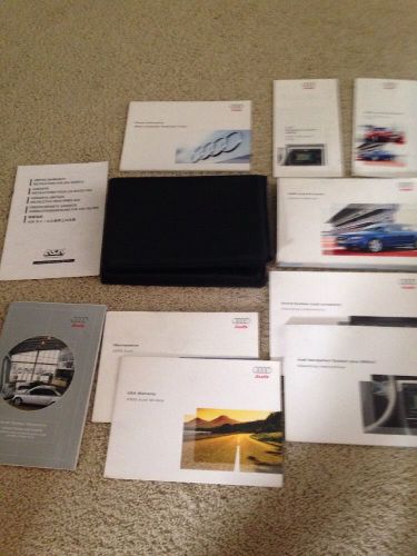 2005 audi s4 avant owners manual set w/ case