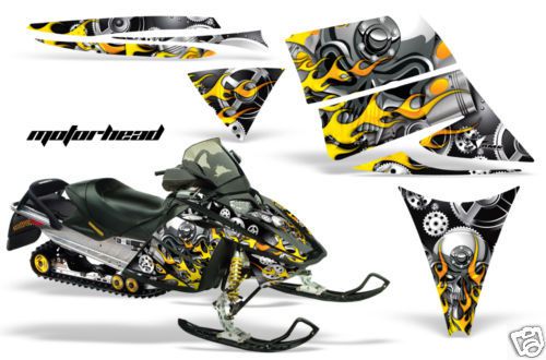 Amr racing wrap mxz ski-doo rev snowmobile sled graphics decal kit 03-09 mk