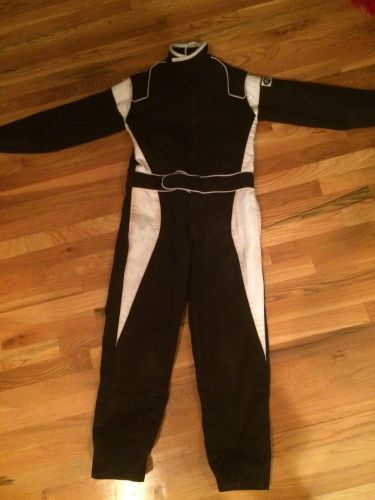 Small sfi-3.2/5 black racing fire suit