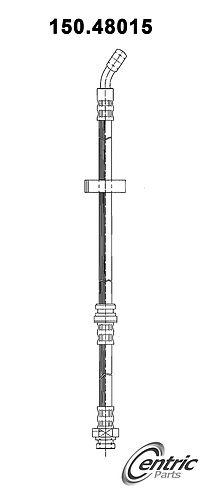 Centric 150.48015 brake hose, front-brake hydraulic hose