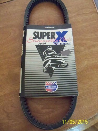 Lemans super x 1039 snowmobile drive belt 1-3/16&#034; x 44-7/8&#034; nos motoski see ad