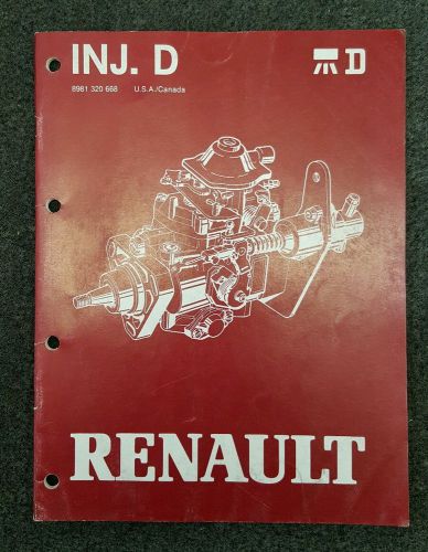 1985 jeep cherokee bosch diesel engine fuel injection system oem manual