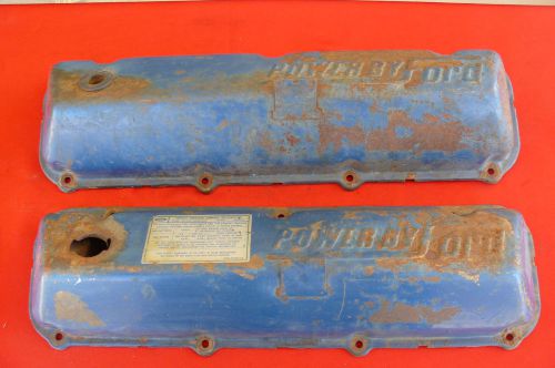 Vintage 1971 power by ford valve covers 429cid v8 mustang torino parts look 883