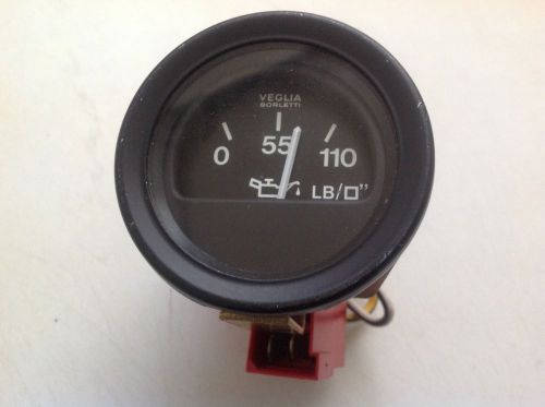 Vintage fiat 124 veglia borletti oil pressure gauge oem new