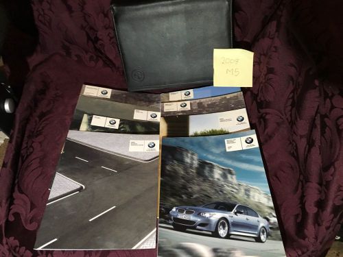 2008 bmw m5 book set manual case