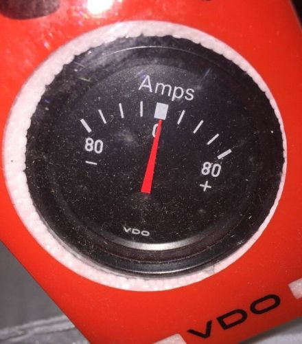 Vdo cockpit international ammeter ampmeter gauge 52mm 2&#034; -/+80a 190-038