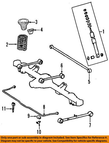 Toyota oem 485300c100 rear shock absorber/shock absorber