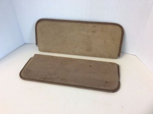 Nos pair felt sun visors 1930 1931 1932 1933 1934 1935 1936 1937 1938 1939 1940