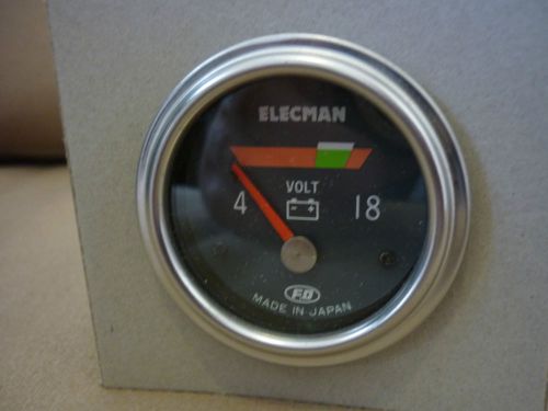 Fd elecman japan voltmeter gauge e52sl v-140 datsun nissan toyota