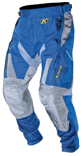 New klim dakar itb riding pants motocross enduro off-road atv blue 38 regular